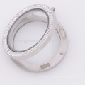 Latest silver round pendants design, simple magnetic pendants for double crystal lockets jewelry